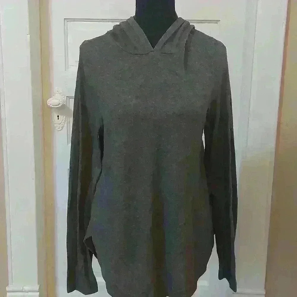 Gaze Grey lightweight hoody #0143I